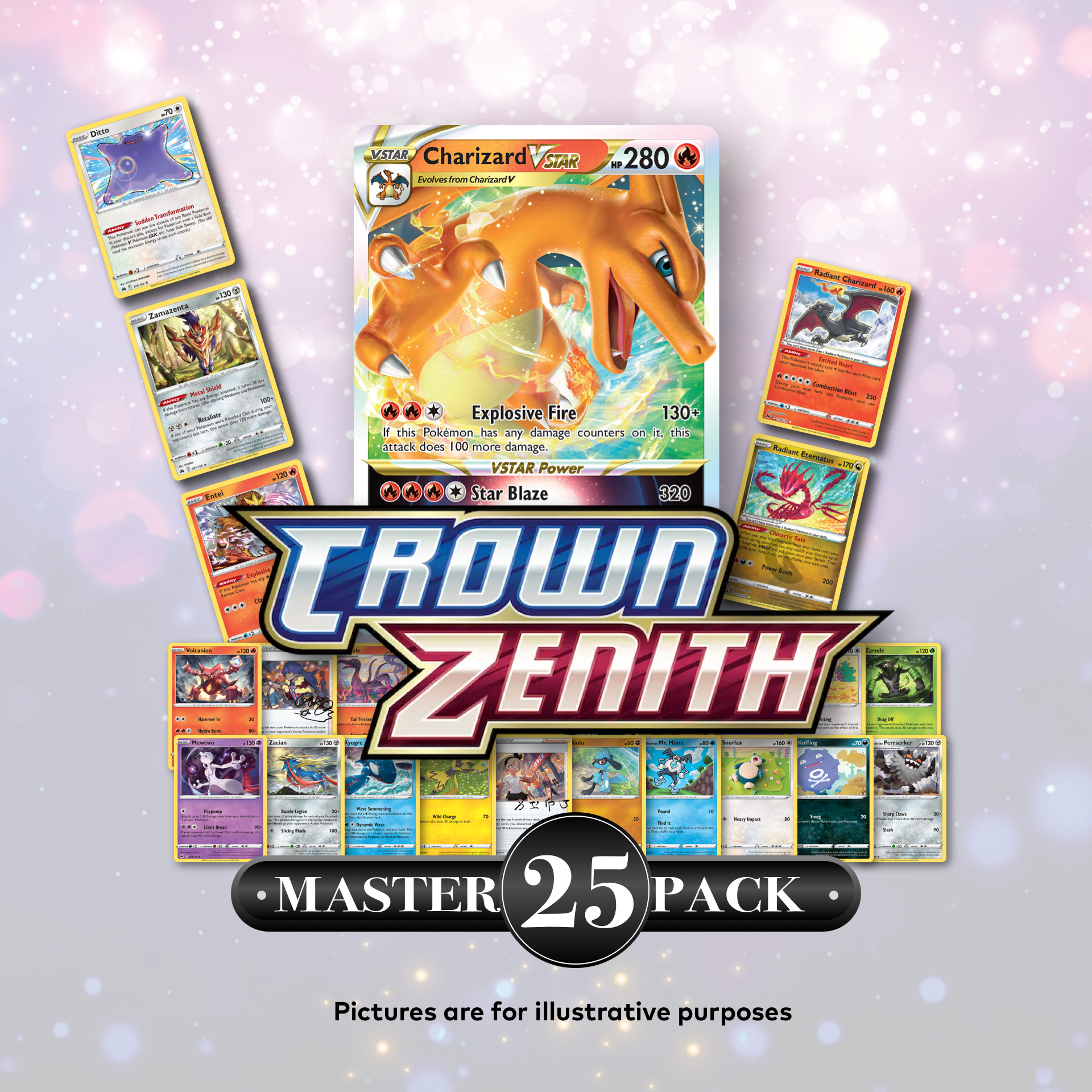 Pokemon TCG Sword & Shield: Crown Zenith Mystery Pack x25 – Poke Bruvs