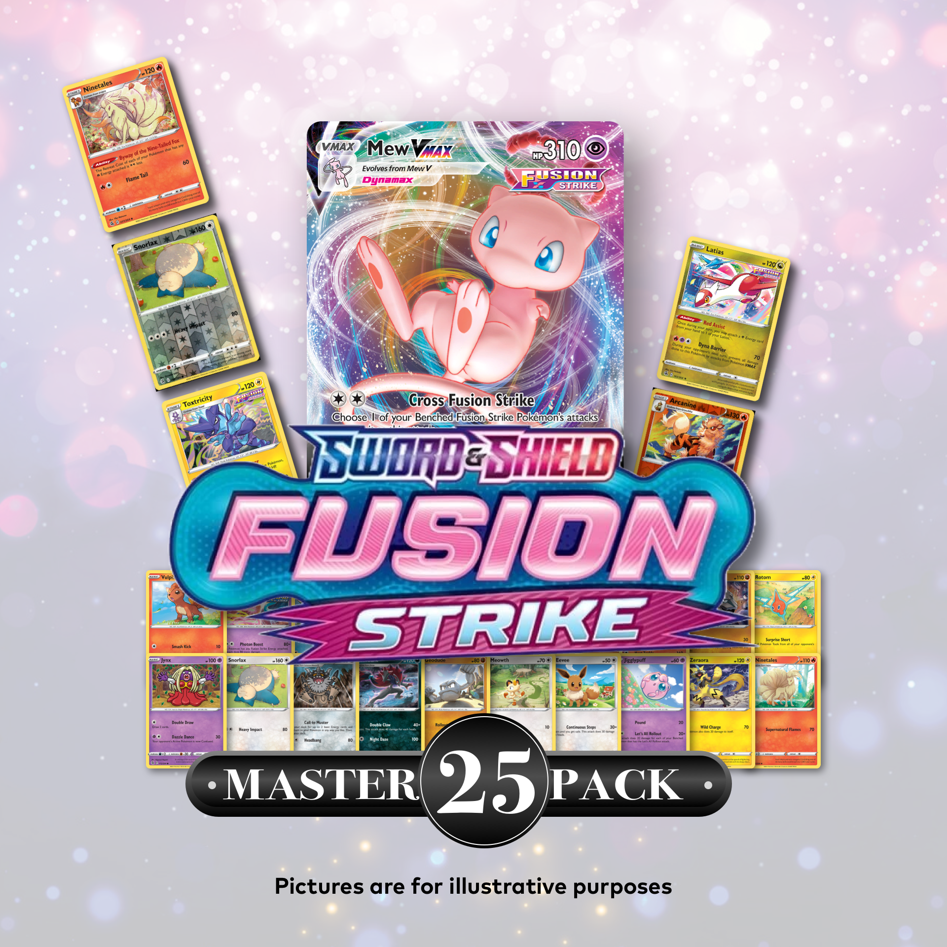 Pokemon TCG Sword & Shield: Fusion Strike Master Pack x25