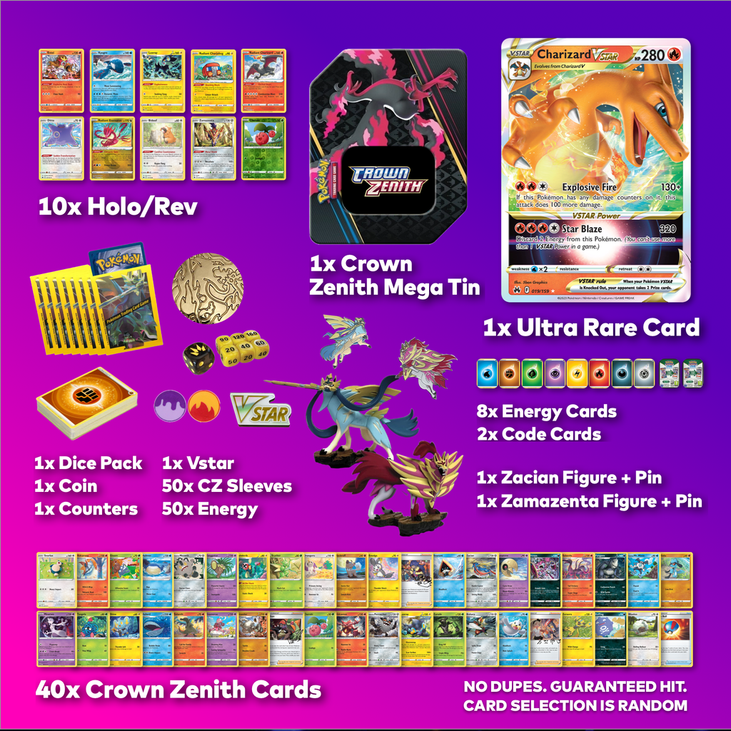 Pokemon TCG Sword & Shield: Crown Zenith Master Tin - Limited Edition