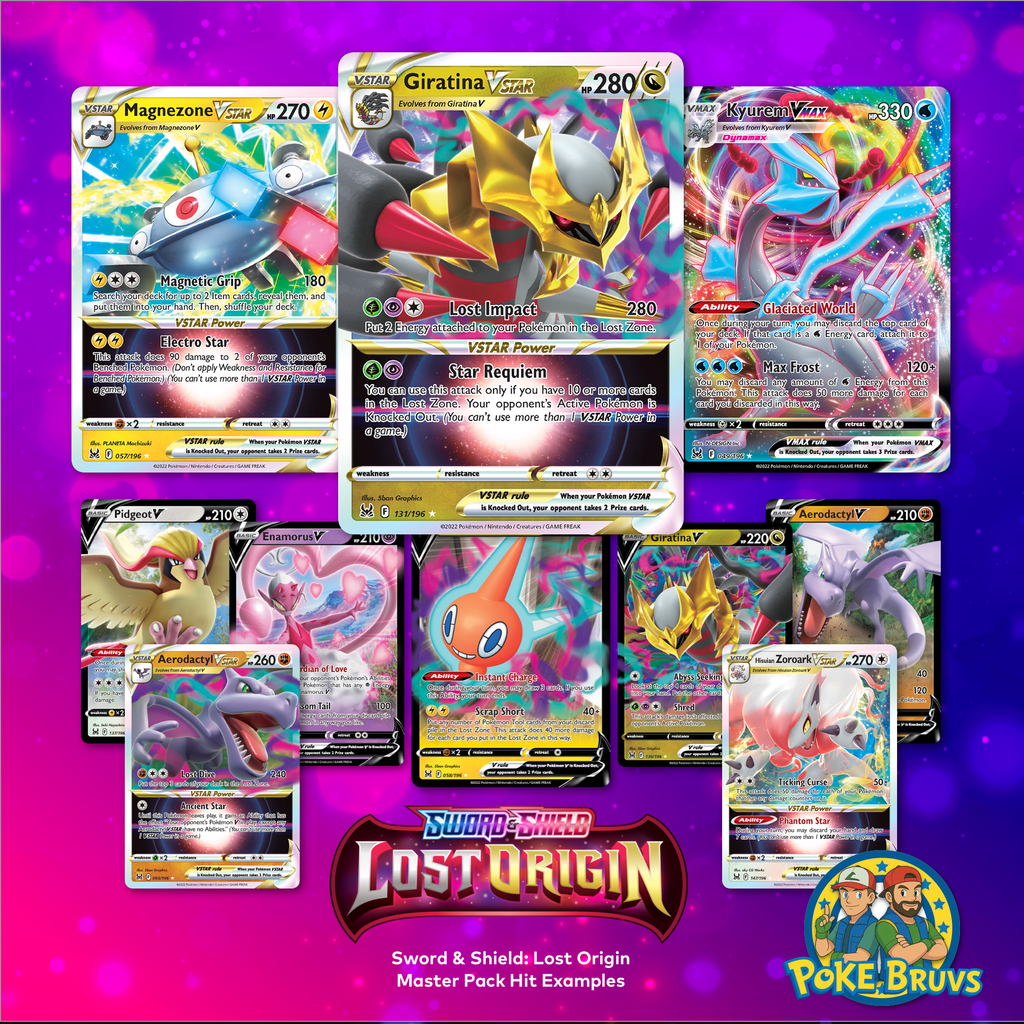 Pokemon TCG Sword & Shield: Lost Origin Master Pack x50 w/ Large Tin
