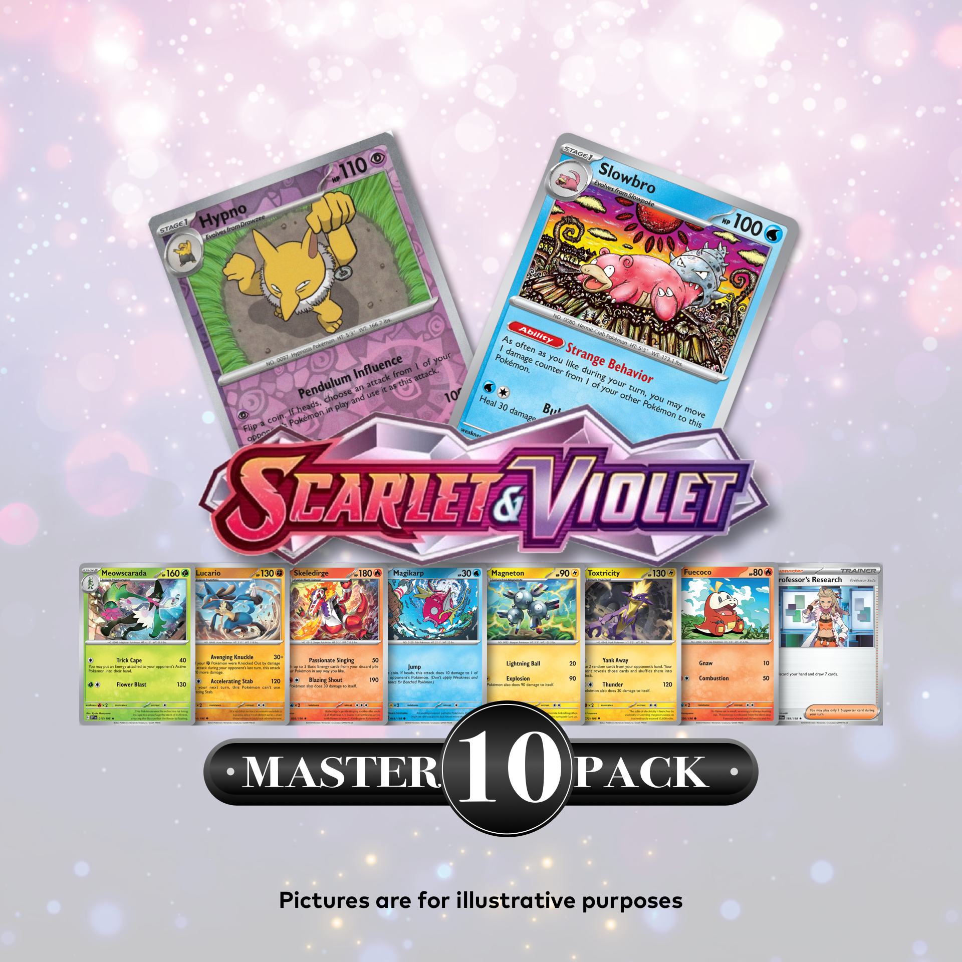 Pokemon TCG Scarlet & Violet: Base Set Master Pack x10 Poke Bruvs Pokemon TCG Scarlet & Violet: Base Set Master Pack x10 Poke Bruvs