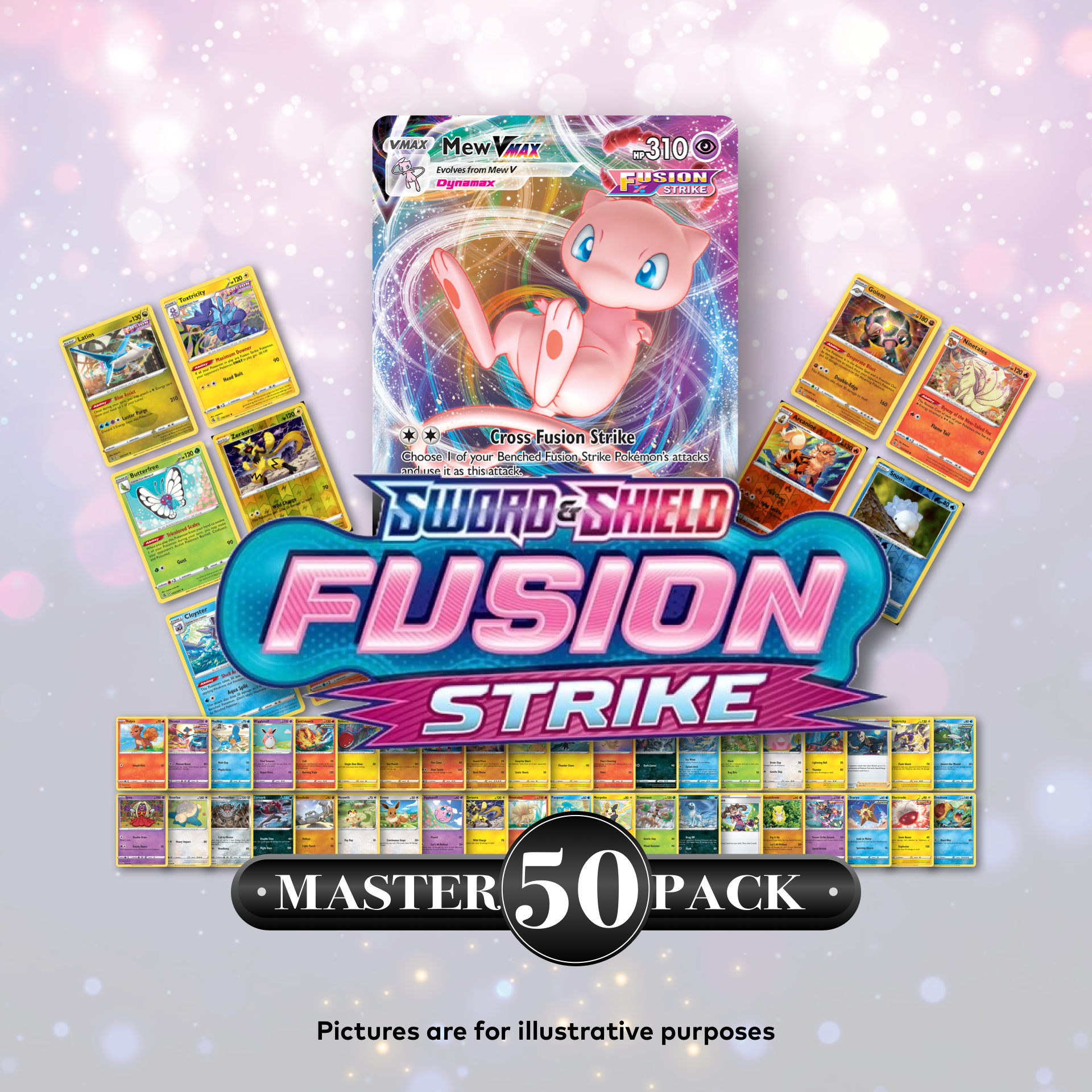 Pokemon TCG Sword & Shield: Fusion Strike Master Pack x50