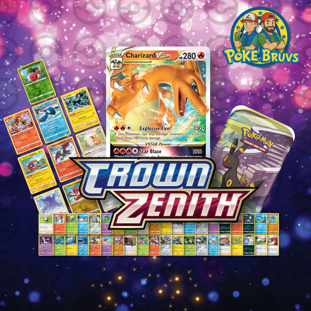Pokemon TCG Sword & Shield: Crown Zenith Master Pack x50 w/ Mini Tin