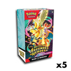 5x Ascended Heroes Official Sealed Booster Bundle: Pokémon TCG (30 Packs total)