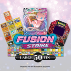 Pokemon TCG Sword & Shield: Fusion Strike Master Pack x50 w/ Large Tin