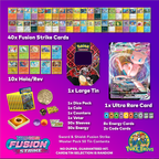 Pokemon TCG Sword & Shield: Fusion Strike Master Pack x50 w/ Large Tin