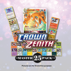 Pokemon TCG Sword & Shield: Crown Zenith Master Pack x25