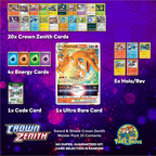 Pokemon TCG Sword & Shield: Crown Zenith Master Pack x25
