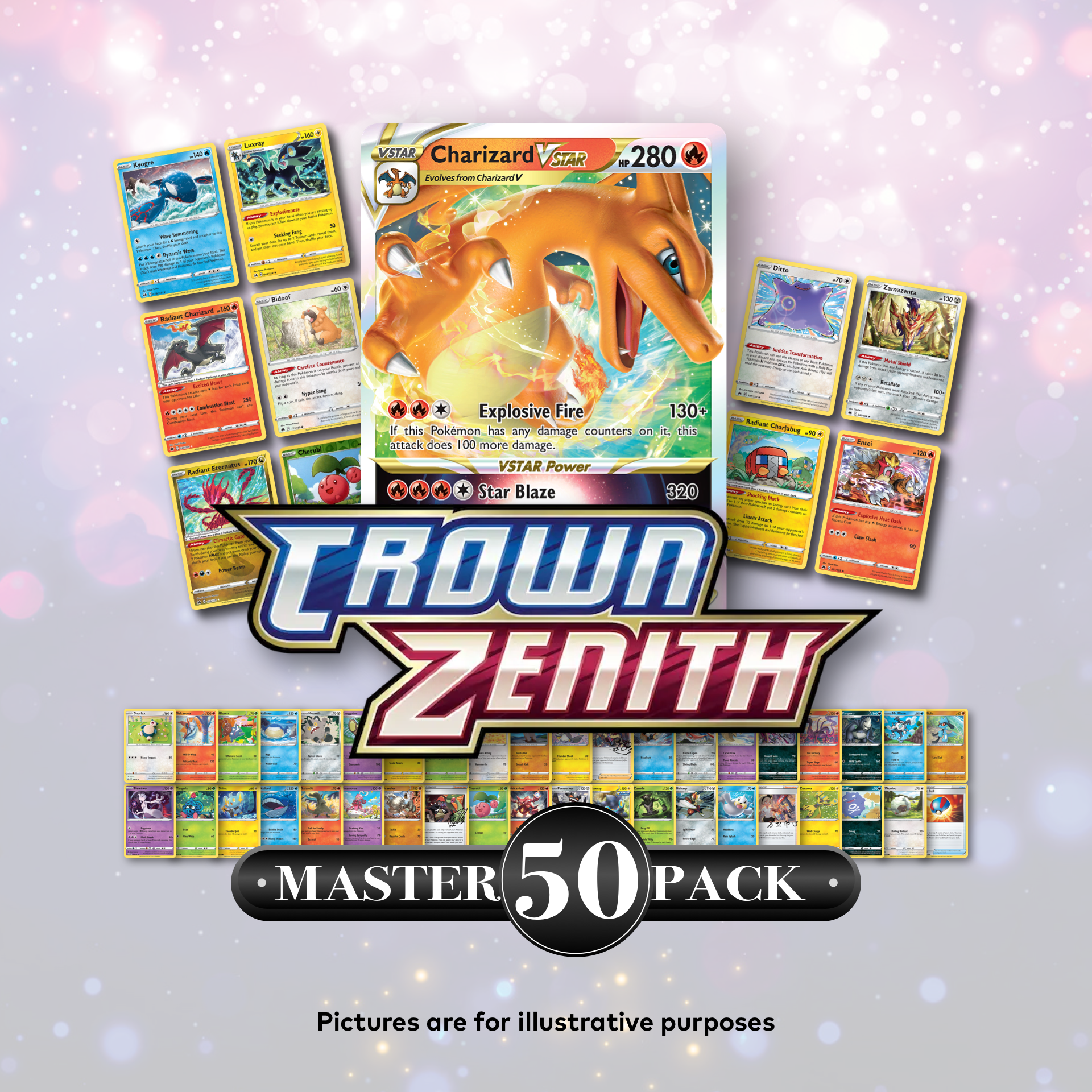 Pokemon TCG Sword & Shield: Crown Zenith Mystery Pack x50 Poke Bruvs Pokemon TCG Sword & Shield: Crown Zenith Mystery Pack x50 Poke Bruvs