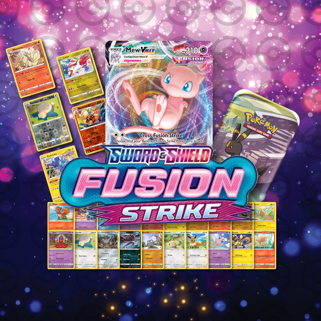 Pokemon TCG Sword & Shield: Fusion Strike Master Pack x25 w/ Mini Tin