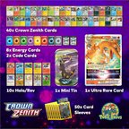 Pokemon TCG Sword & Shield: Crown Zenith Master Pack x50 w/ Mini Tin