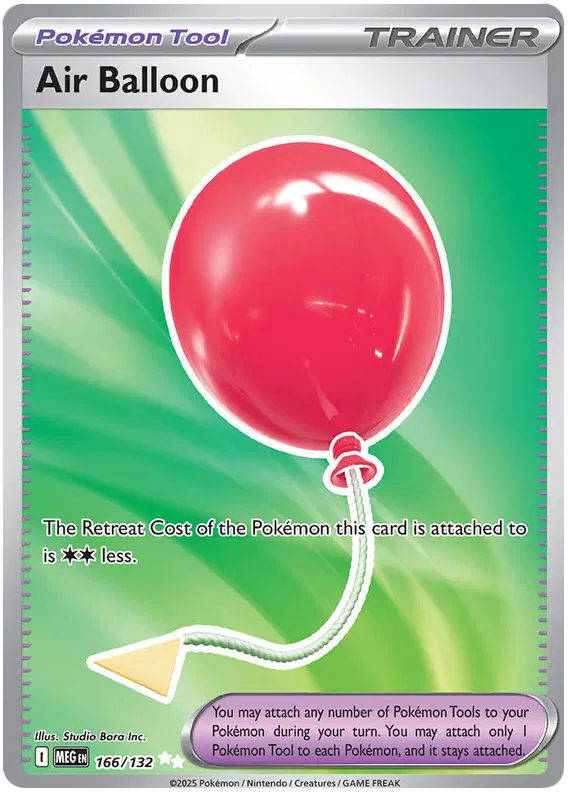 Air Balloon 166/132 - Mega Evolutions: Base Set Pokemon Card