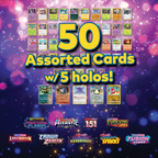 50 Assorted Pokemon Cards
