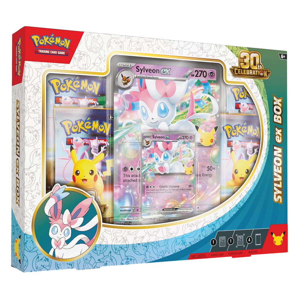 Pokémon TCG: 30th Celebration Sylveon ex Box