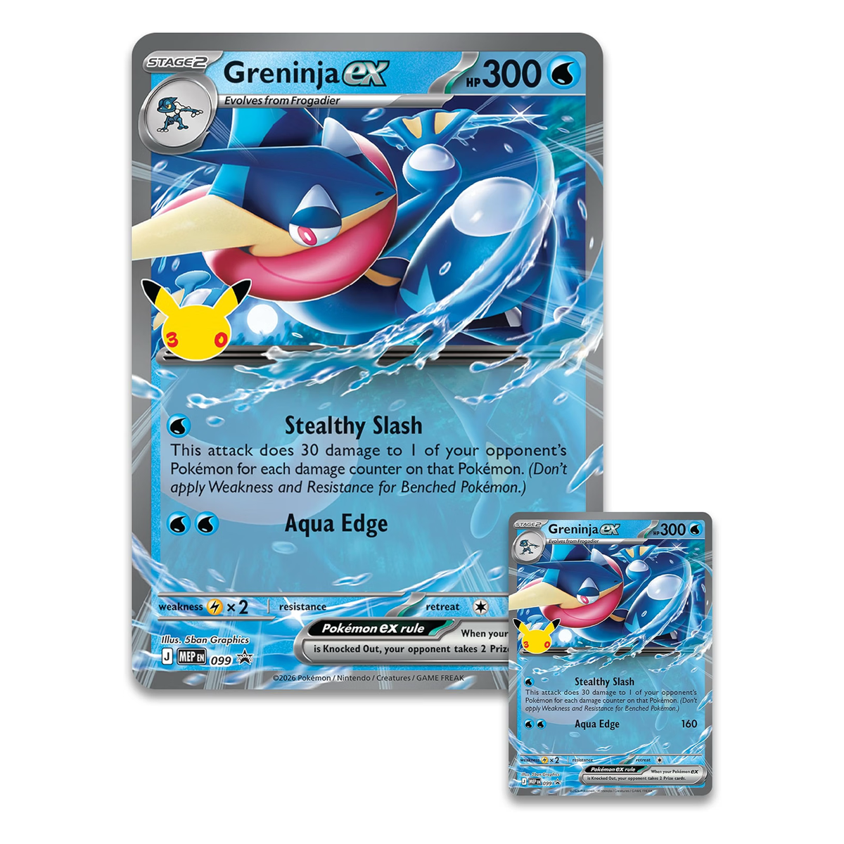 Pokémon TCG: 30th Celebration Greninja ex Box