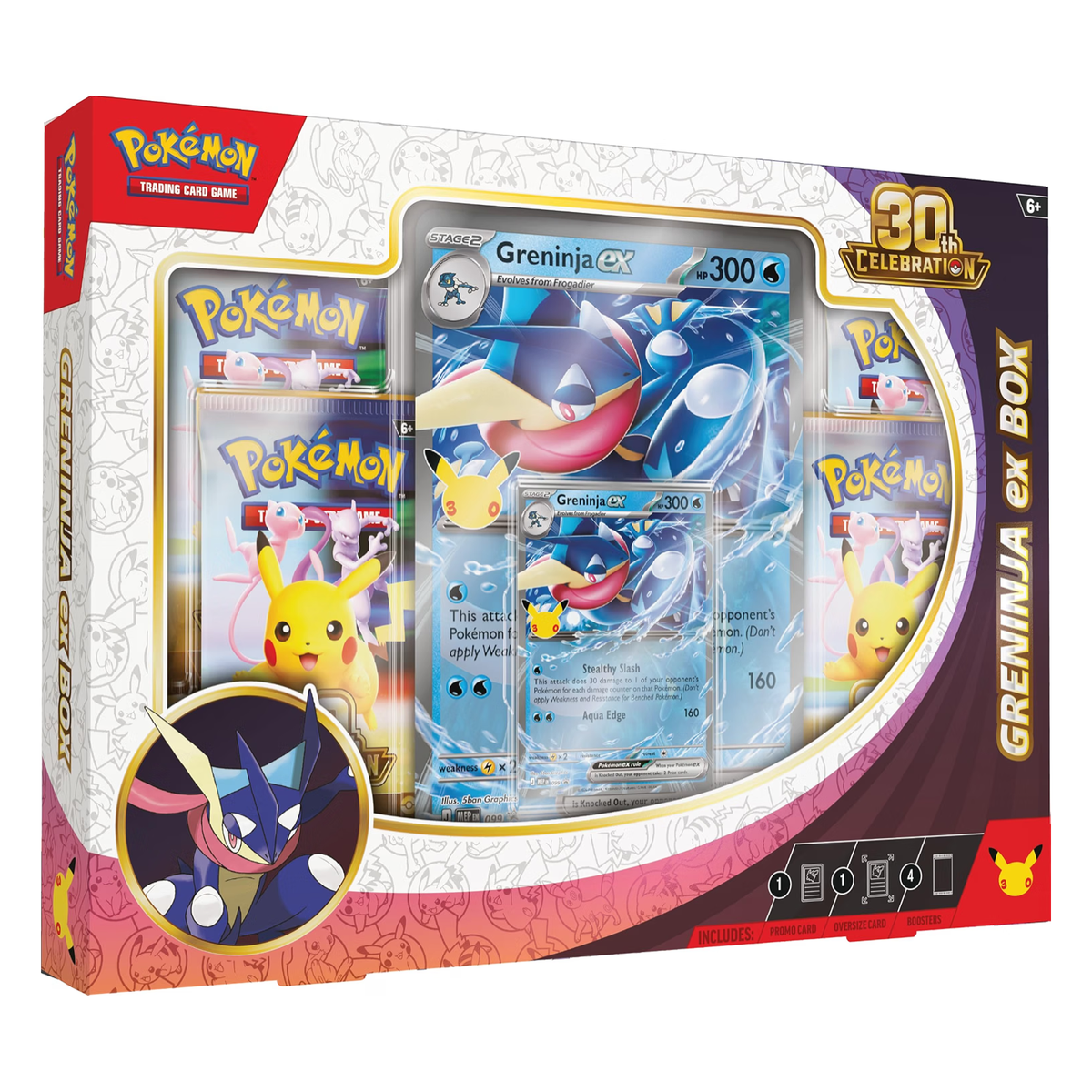 Pokémon TCG: 30th Celebration Greninja ex Box