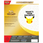 Pokémon TCG: 30th Celebration Anniversary Binder Collection