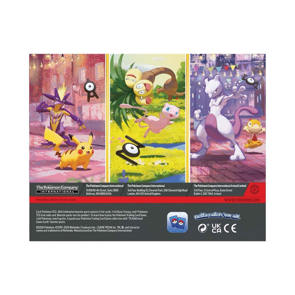 Pokémon TCG: 30th Celebration Anniversary Mini Tin Display