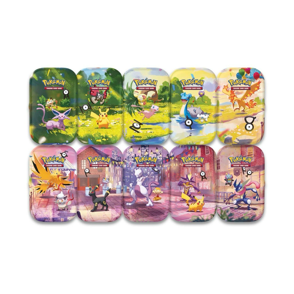 Pokémon TCG: 30th Celebration Anniversary Mini Tin Display