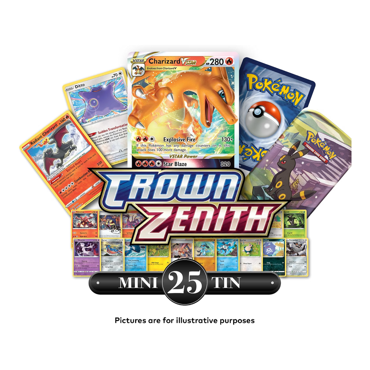 Pokemon TCG: Sword & Shield Mystery Pack x25 w/ Mini Tin