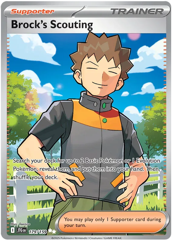 Brock's Scouting 179/159 - Scarlet&Violet: Journey Together Pokemon Card