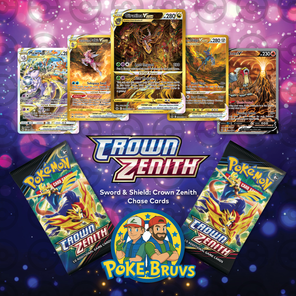 Pokemon TCG Sword & Shield: Crown Zenith Master Pack x50 w/ Large Tin
