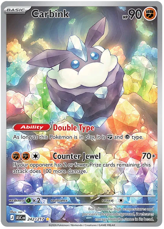 Carbink 242/217 - Mega Evolution: Ascended Heroes Pokemon Card