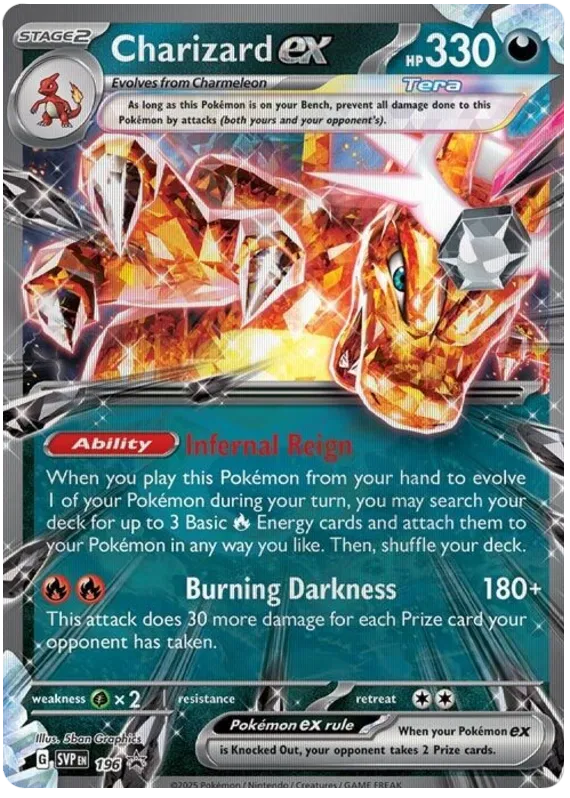Charizard EX 196 - Scarlet&Violet: Black Star Promo Pokemon Card
