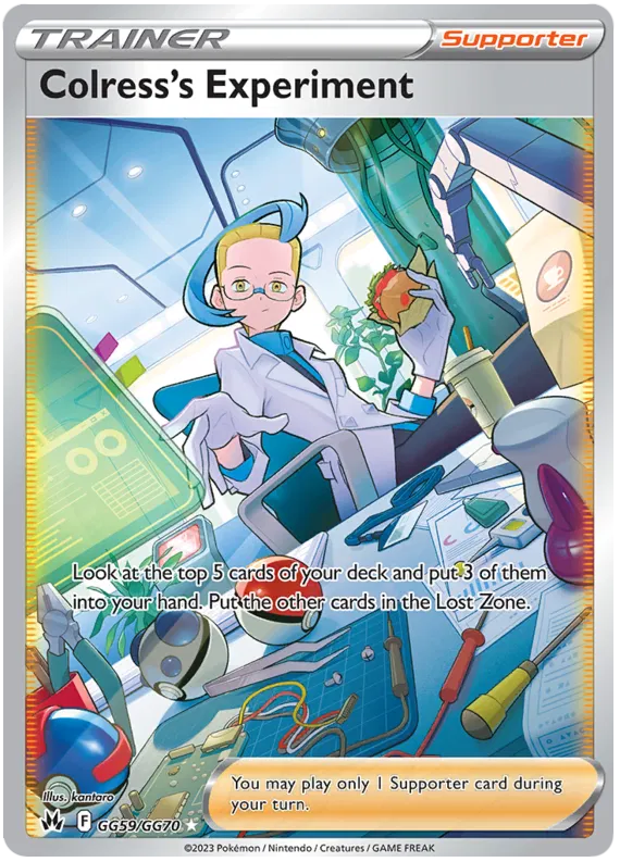 Colress's Experiment GG59/GG70 - Sword & Shield: Crown Zenith Pokemon Card