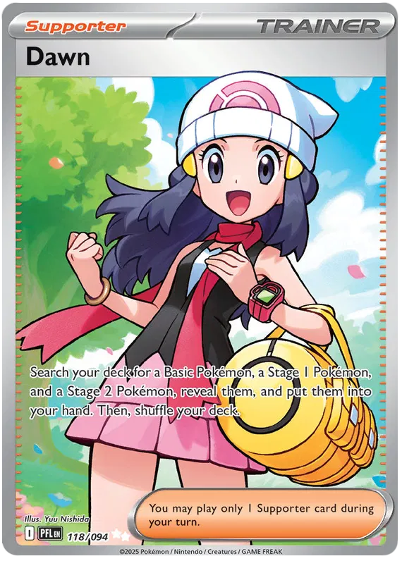 Dawn 118/094 - Mega Evolutions: Phantasmal Flames Pokemon Card