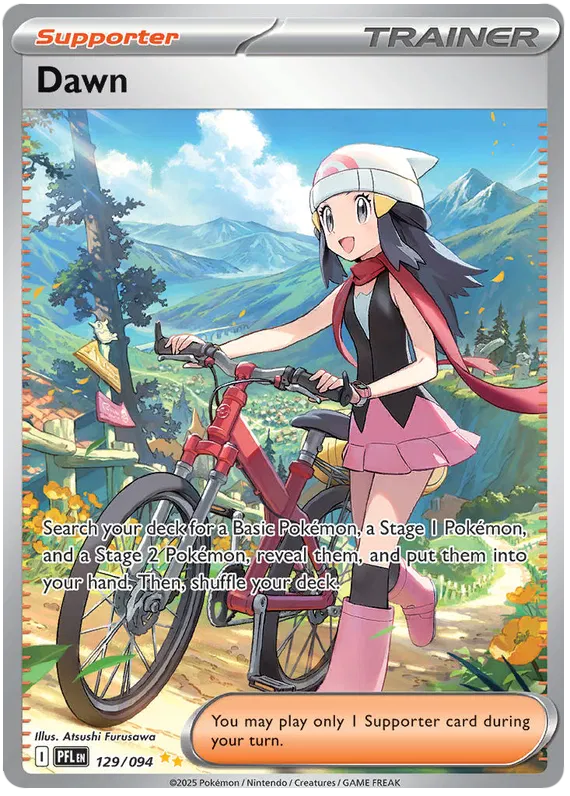 Dawn 129/094 - Mega Evolutions: Phantasmal Flames Pokemon Card