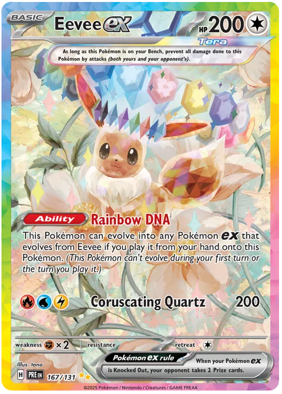 Pokémon TCG: Prismatic Evolutions Complete 11-Card God Pack Set (Mint, Pack-Fresh)