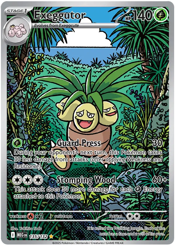 Exeggutor 135/132 - Mega Evolution: Base Set Pokemon Card