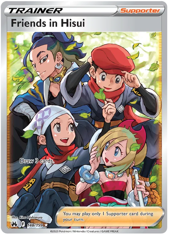 Friends in Hisui 148/159 - Sword&Shield: Crown Zenith Pokemon Card