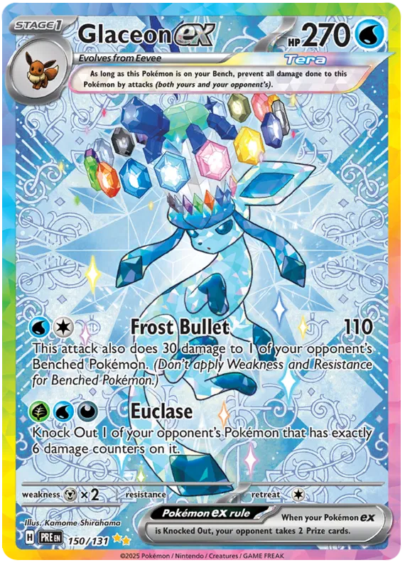 Pokémon TCG: Prismatic Evolutions Complete 11-Card God Pack Set (Mint, Pack-Fresh)