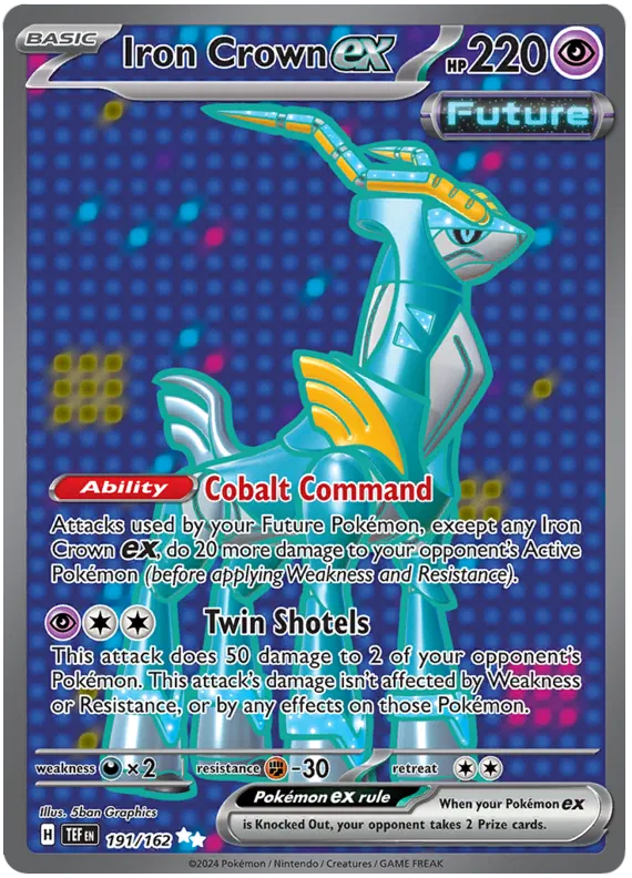 Iron Crown EX 191/162 - Scarlet&Violet: Temporal Forces Pokemon Card