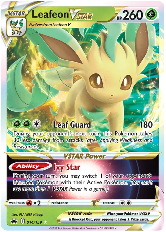Leafeon Vstar 014/159 - Sword&Shield: Crown Zenith Pokemon Card