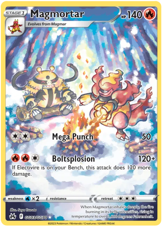 Magmortar GG03/GG70 - Sword&Shield: Crown Zenith Pokemon Card
