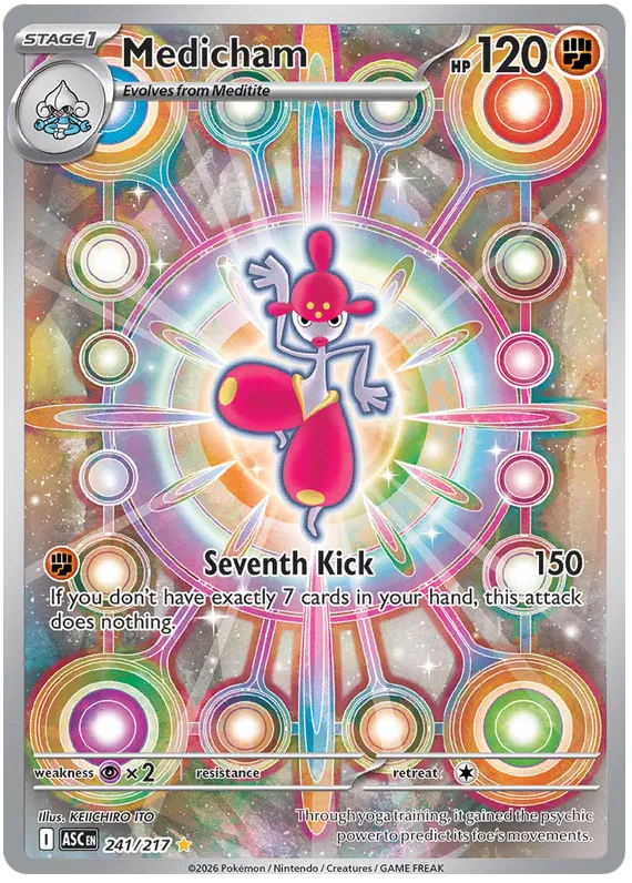 Medicham 241/217 - Mega Evolution: Ascended Heroes Pokemon Card