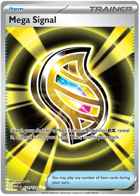 Mega Signal 171/132 - Mega Evolutions: Base Set Pokemon Card