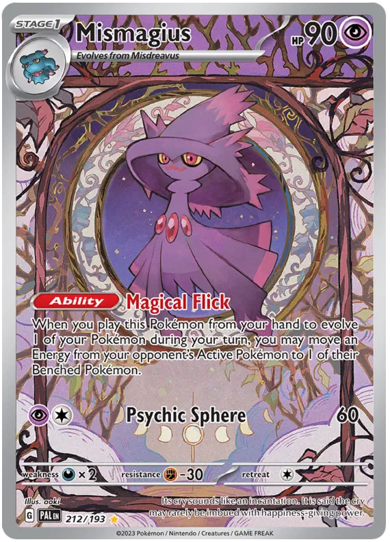 Mismagius 212/193 - Scarlet&Violet: Paldea Evolved Pokemon Card