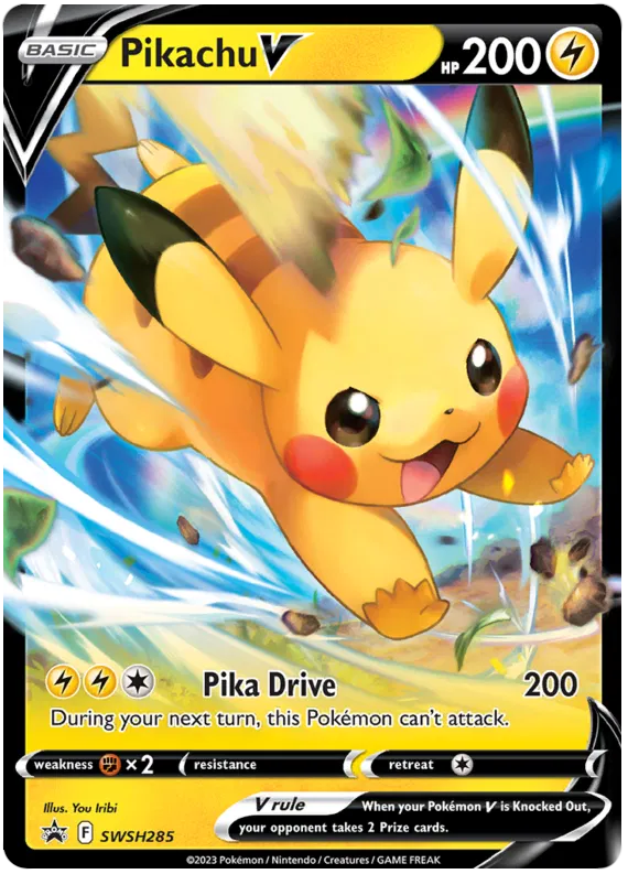 Pikachu V SWSH285 - Sword&Shield: Black Star Promo Pokemon Card