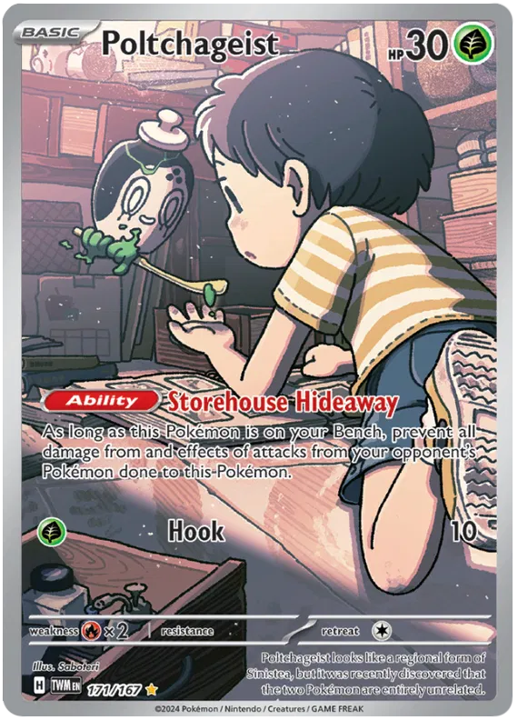 Poltchageist 171/167 - Scarlet&Violet: Twilight Masquerade Pokemon Card