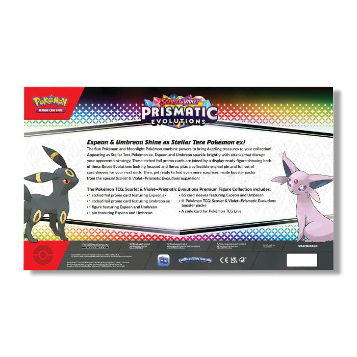 Pokemon TCG: Prismatic Evolutions - Premium Figure Collection Poke Bruvs Pokemon TCG: Prismatic Evolutions - Premium Figure Collection Poke Bruvs