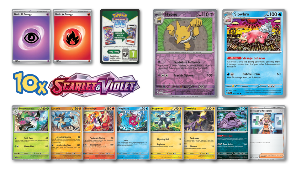 Pokemon TCG Scarlet & Violet: Base Set Master Pack x10