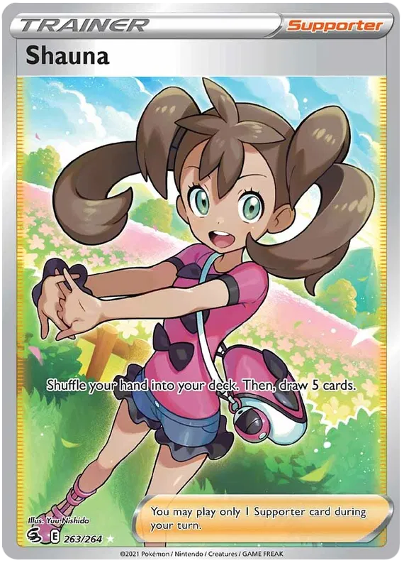 Shauna 263/264 - Sword & Shield: Fusion Strike Pokemon Card