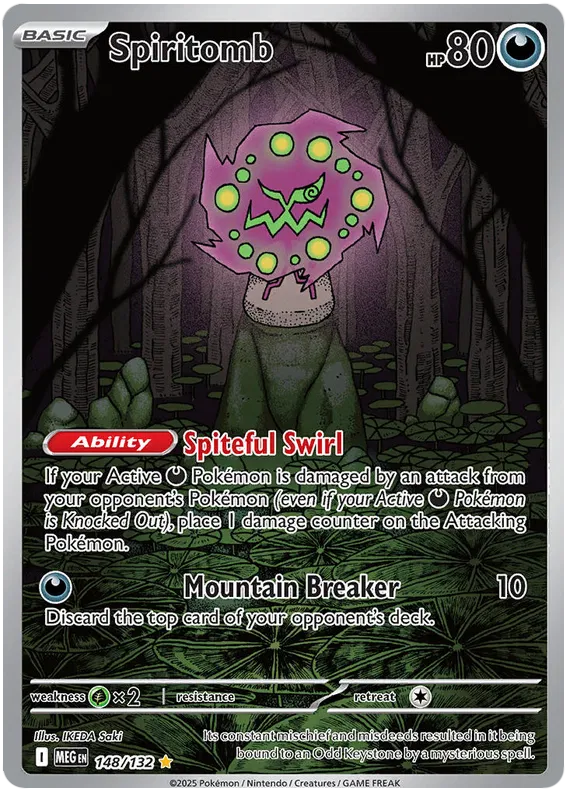 Spiritomb 148/132 - Mega Evolutions: Base Set Pokemon Card