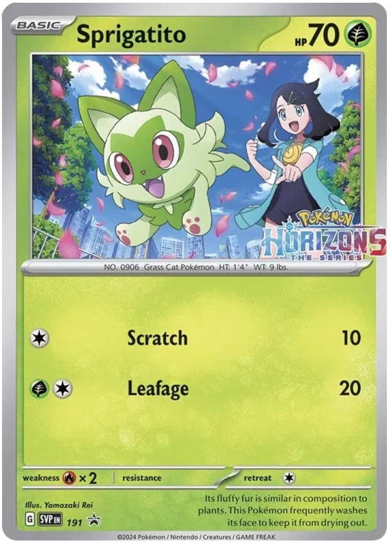 Sprigatito 191 - Scarlet&Violet: Black Star Promo Pokemon Card