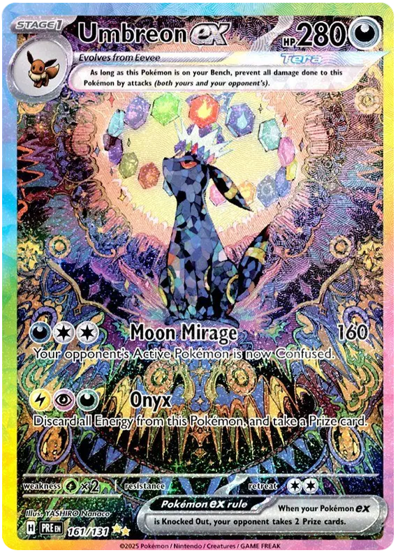Pokémon TCG: Prismatic Evolutions Complete 11-Card God Pack Set (Mint, Pack-Fresh)