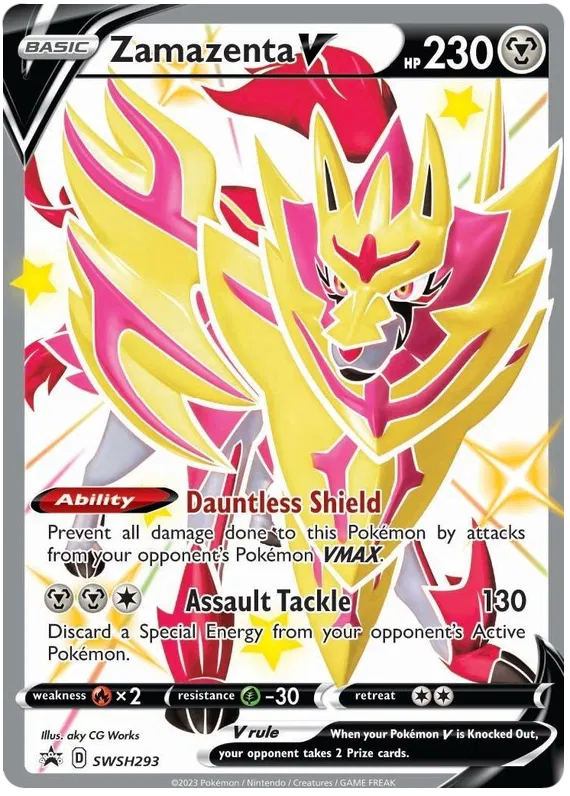 Zamazenta V SWSH293 - Sword&Shield: Black Star Promo Pokemon Card